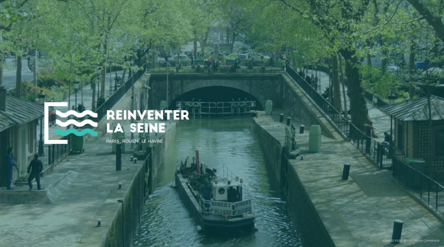 Réinventer la Seine - Illustration du site web officiel