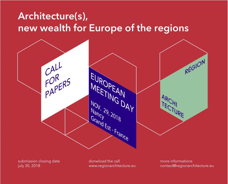 European Meeting Day - Call for Papers - Région Architecture