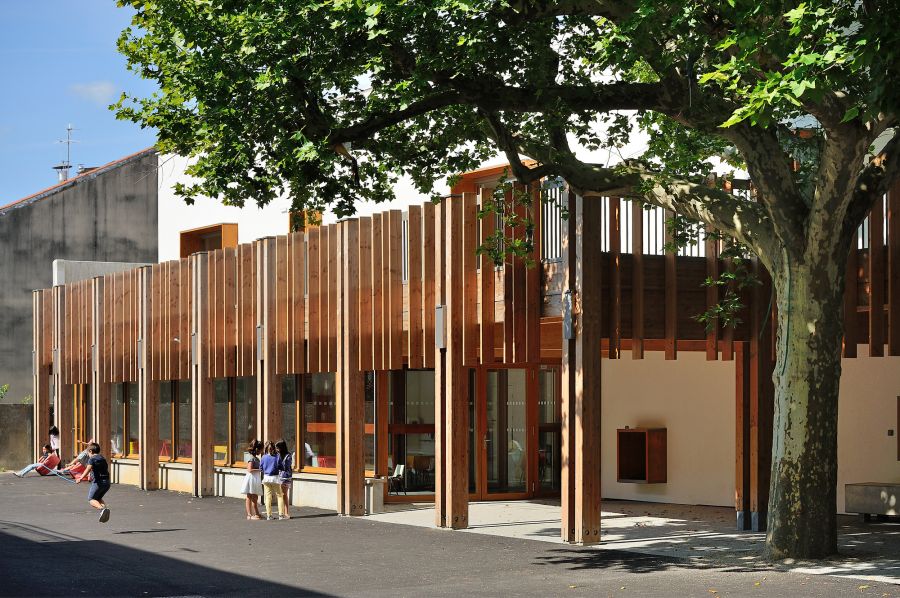 École maternelle de Roches de Condrieu - Arch. Brenas Doucerain Architectes - Photo : Studio Erick Saillet