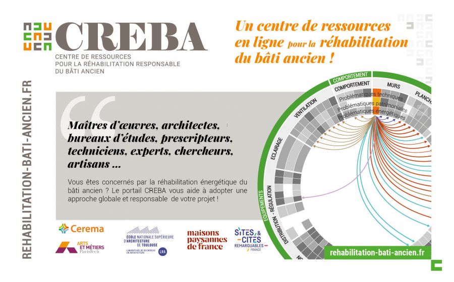 Le Centre de Ressources en ligne pour la Réhabilitation Responsable du Bâti Ancien (CREBA)
