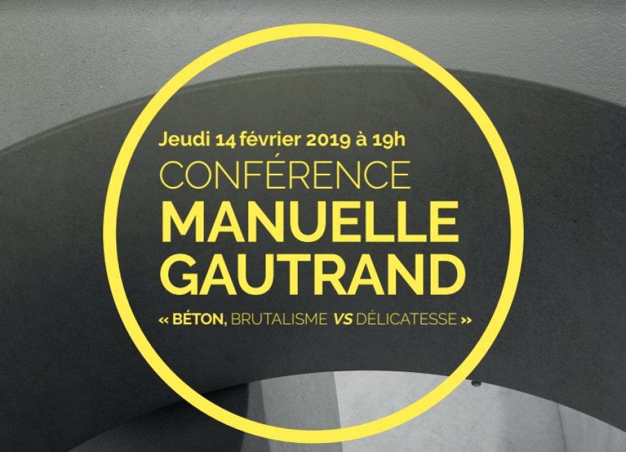 Manuelle Gautrand, invitée de la soirée de lancement de la 8ème édition du Trophée béton Écoles - Image : Trophée béton