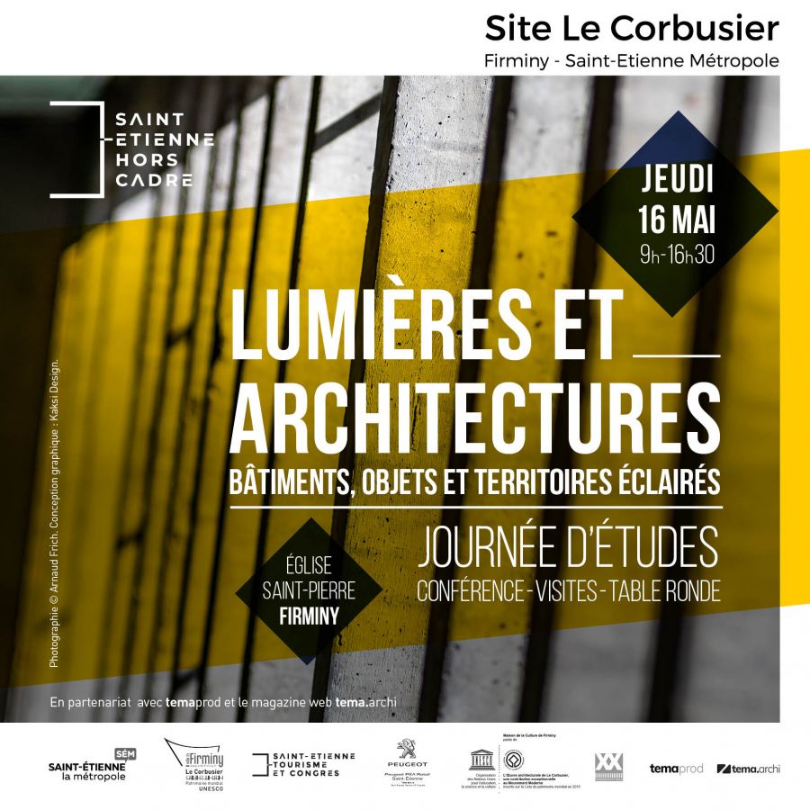 Une journée d'études consacrée aux liens entre lumière et architecture - Photo : Arnaud Frich. Conception graphique : Kaksi Design