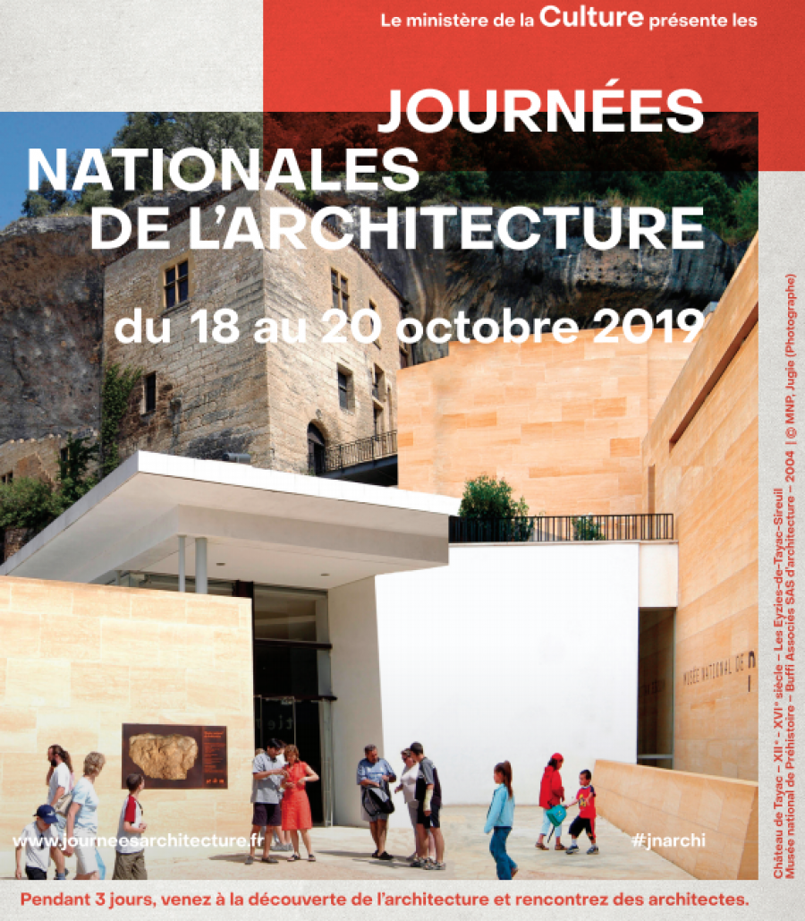 Musée National de Préhistoire - Arch. Buffi Associés SAS d'architecture © MNP, Jugie via culture.gouv / JNA2019