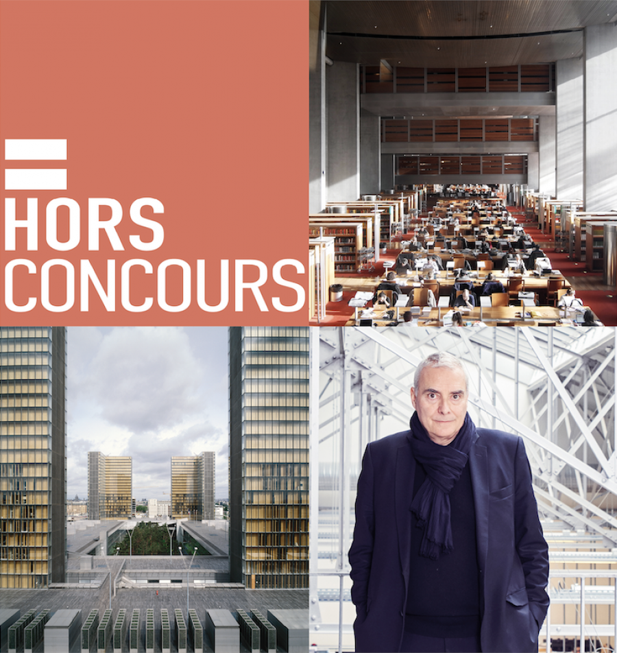 Dominique Perrault, invité spécial du podcast Hors Concours le 20 novembre 2019 © Alexandre Tabaste, Georges Fessy, Dominique Perrault architecte, adagp