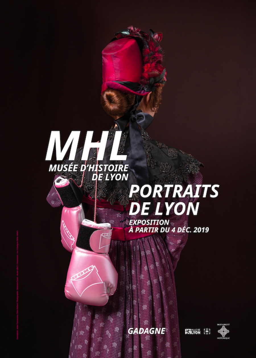 Affiche Portraits de Lyon au Musée d'Histoire de Lyon © MHL