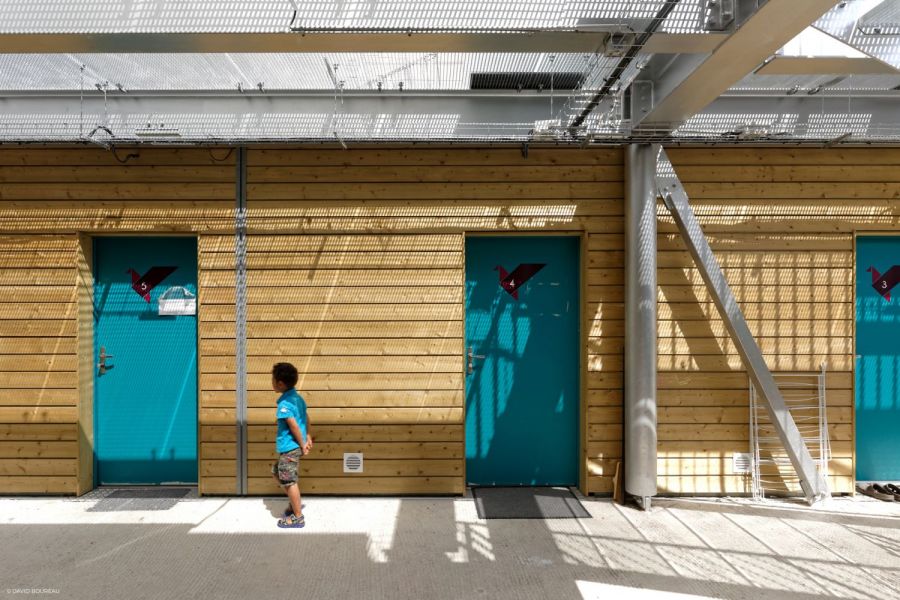 AJAP 2018 : Centre d’hébergement d'urgence pour migrants - Arch. Atelier RITA - Photo : David Boureau