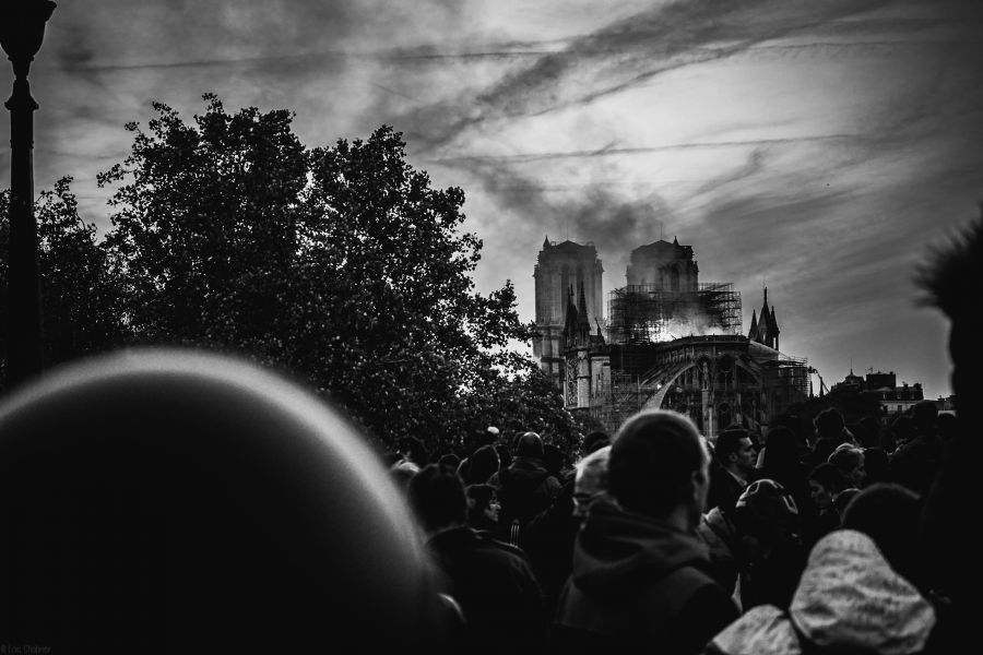 Notre-Dame de Paris, 15 avril 2019 © achilebird (CC BY-NC-ND 2.0)