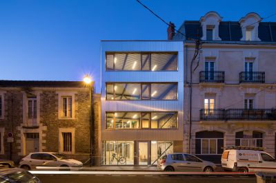 Immeuble de bureaux à Nantes - Arch. DLW Architectes - Photo : François Dantart