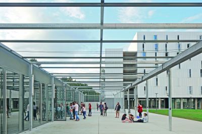 Résidence Universitaire Olyme de Gouges - Arch. PPA Architectures - Photo : Antoine Séguin, Philippe Ruault