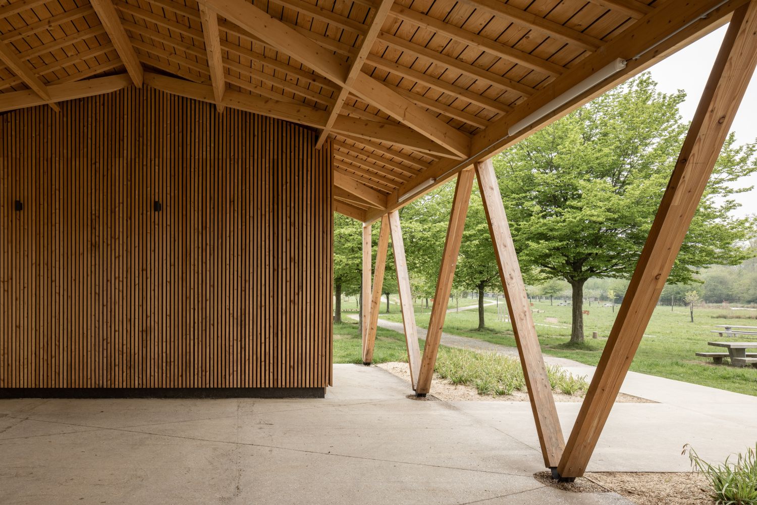 Halle Forestière - Arch. Atelier MA © Nicolas Da Silva Lucas, Estelle Carlier