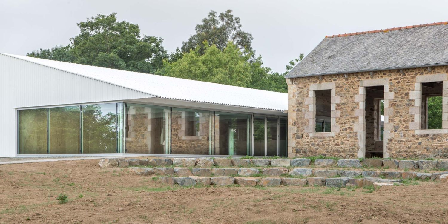Salle associative et citoyenne de Trémeven - arch. Agence BRA.© Aurélien Chen