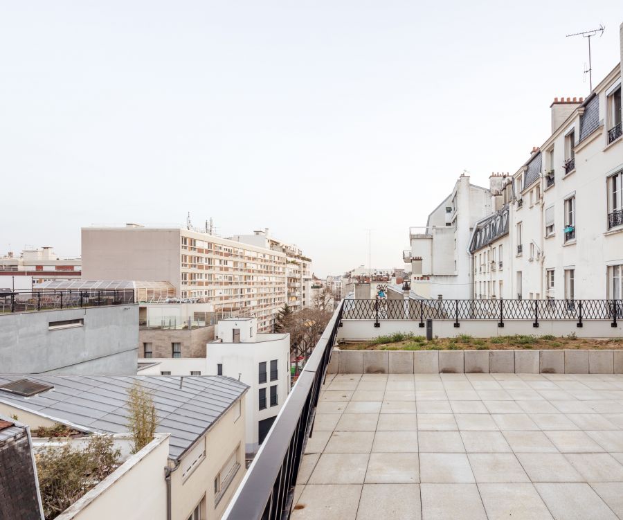 15 logements sociaux et un local d’activités à Paris - Arch. Mobile Architectural Office © Luc Boegly