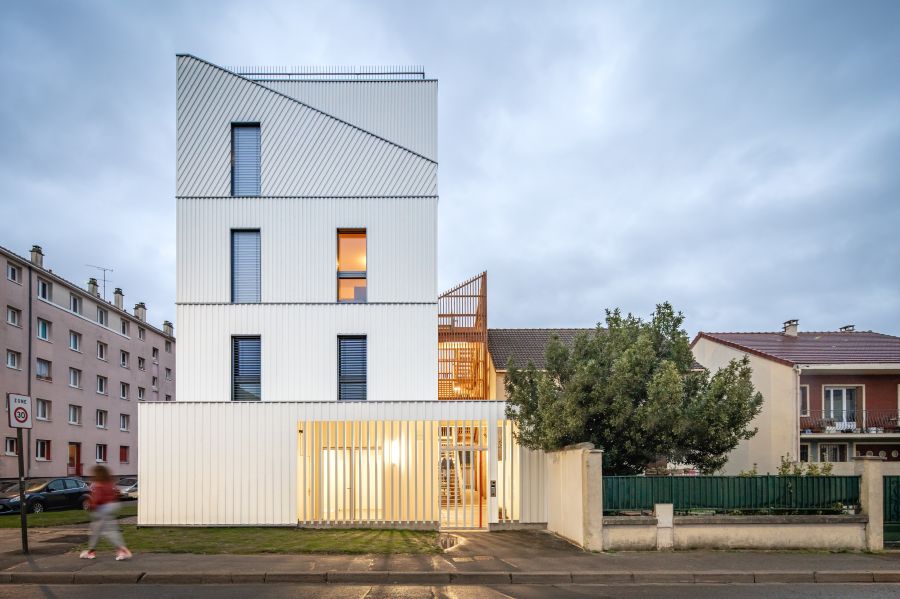 Friendly building à Villejuif - Arch. Wild Rabbits architectes et Ithaques architectes © Nicolas Grosmond