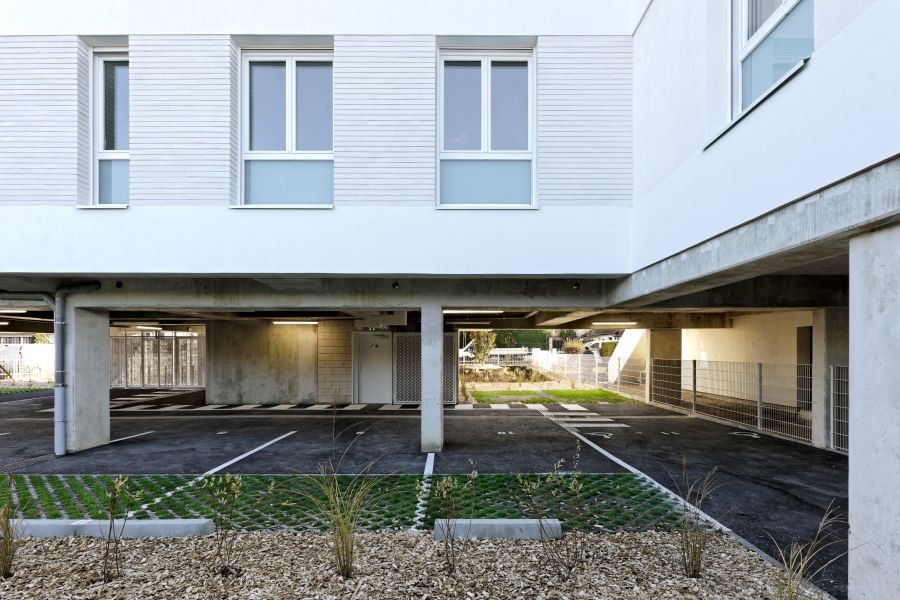 18 logements sociaux à Valenton - Arch. Benjamin Fleury © David Boureau