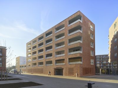 Cour Magenta & Les Fenetras - Arch. Taillandier Architectes Associés © Roland Halbe