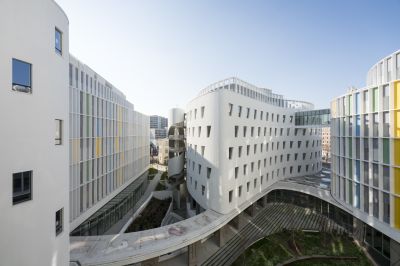 Campus Nation de l’Université Sorbonne Nouvelle - Arch. Christian de Portzamparc, agence 2Portzamparc © Nicolas Borel