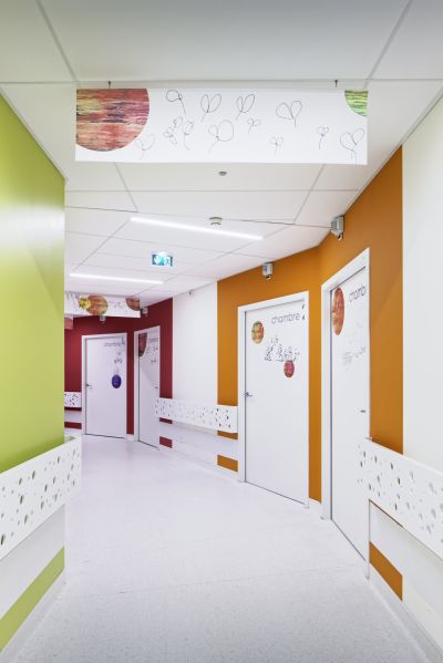 Extension de l'hôpital Nord-Ouest - arch. A+ Architecture © Camille Gharbi