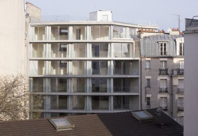 20 logements collectifs à Paris 20e - Arch. REMINGTONSTYLE © Clément Guillaume