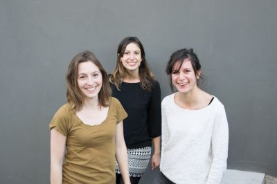 Louise Dubois, Elise Giordano et Charlotte Lovera, de l'Atelier Aïno - Photo : Nadia Em