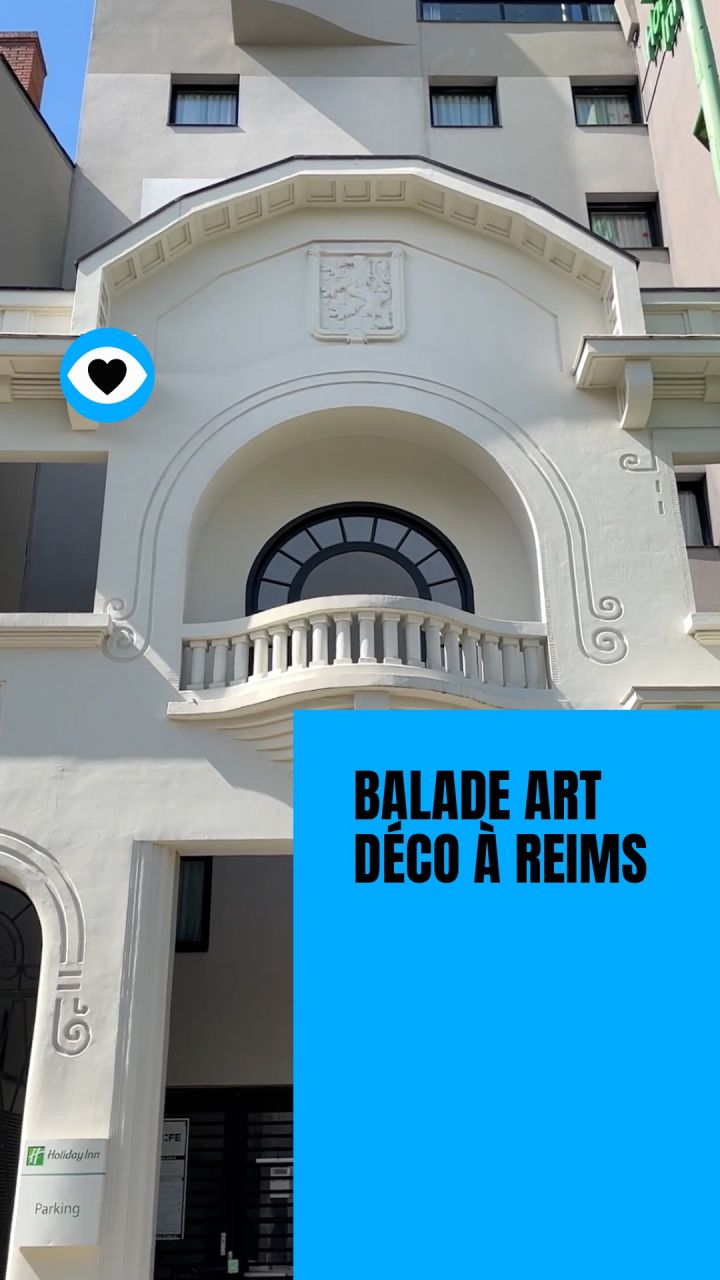 🤩 On vous emmène en balade à vélo, au cœur de la ville de Reims, véritable trésor de l'architecture Art déco.