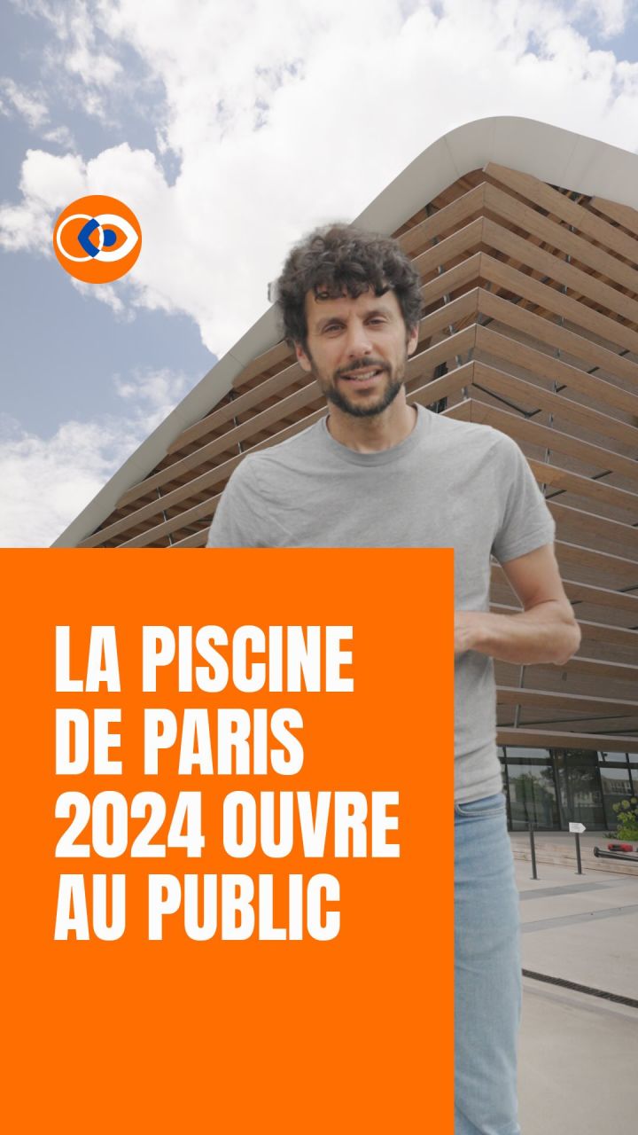 🏊‍♀️Qui veut aller se baigner dans la piscine des JO ?  Le Centre Aquatique Olympique a ouvert au public ce lundi !