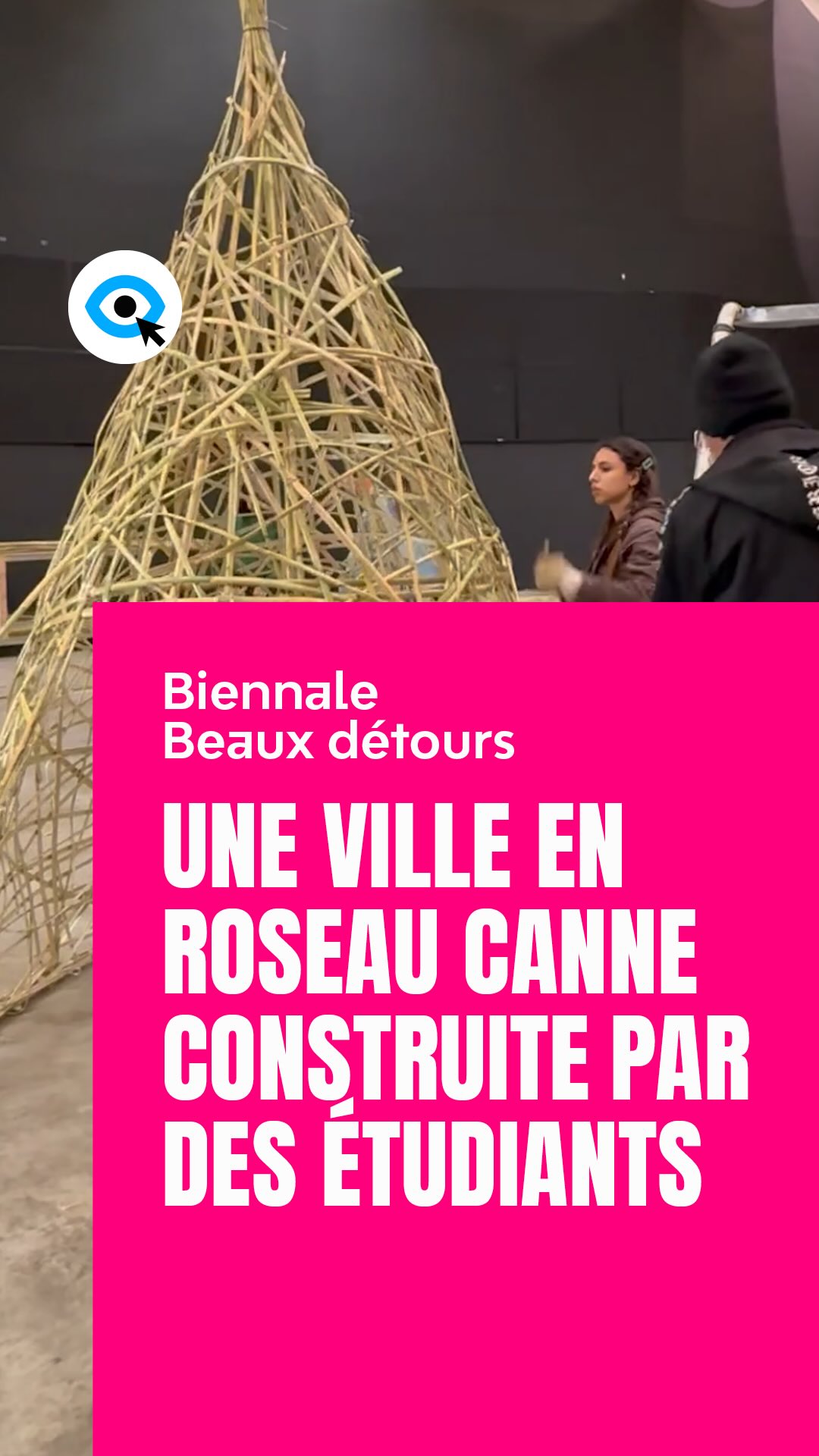 🎋 Une ville éphémère en canne de Provence à construire et à habiter cet été

Les inscriptions pour la @biennalebeauxdetours...
